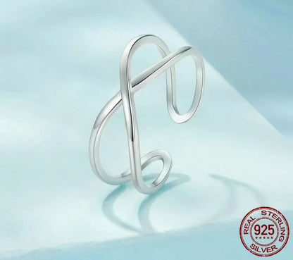925 Sterling Silver Cross Ring