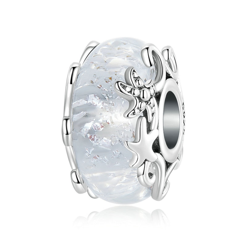 925 Sterling Silver Crystal Ball Charms - TEA LU SHOP