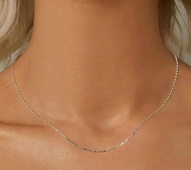 925 Sterling Silver Classic Adjustable Chain - TEA LU SHOP