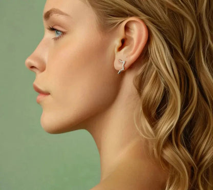 CZ Star Stud Earrings