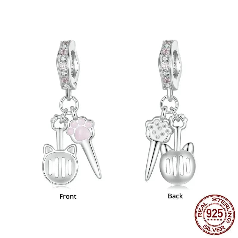925 Sterling Silver Cute Charm