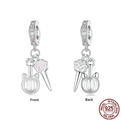 925 Sterling Silver Cute Charm