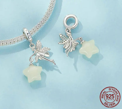 925 Sterling Silver Magical Fairy Charm