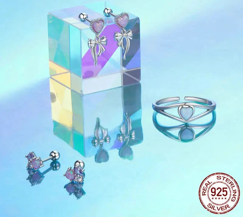 Opal Stud Earrings