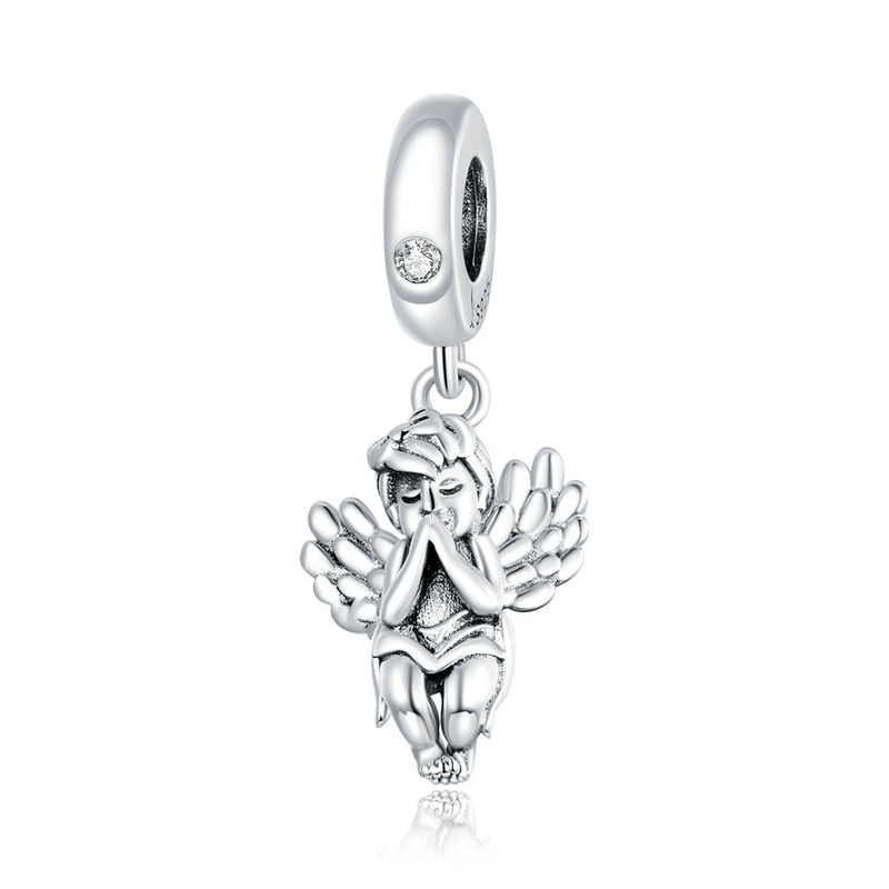 Sterling Silver Angel Baby Pendant