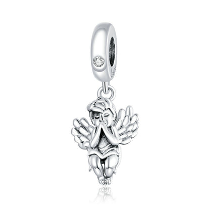 Sterling Silver Angel Baby Pendant