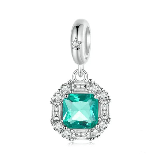 Green Light Charm for Bracelet and Necklace