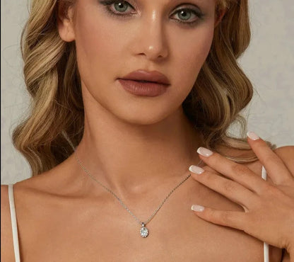 Moissanite Pendant Necklace