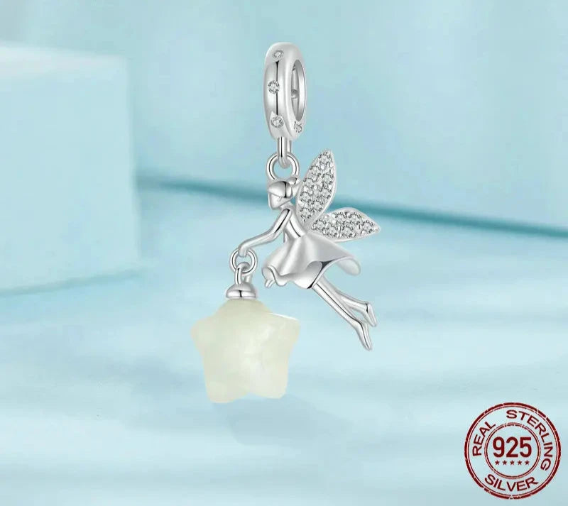 925 Sterling Silver Magical Fairy Charm