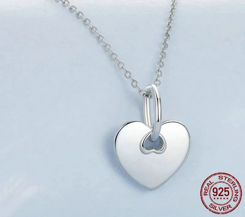 925 Sterling Silver Heart Charm