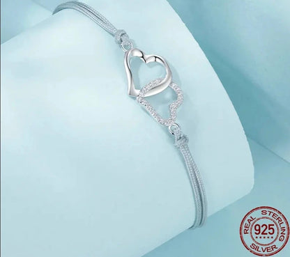 Personalized Heart to Heart Bracelet