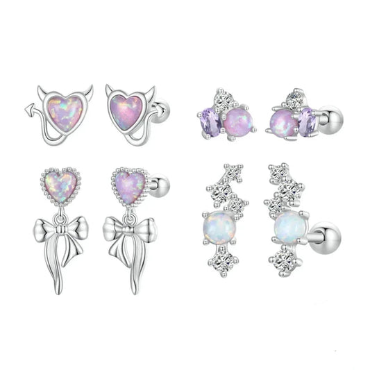 Opal Stud Earrings