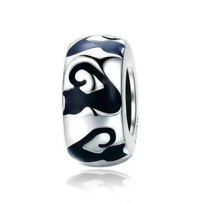 925 Sterling Silver Cartoon Black Cat Charms - TEA LU SHOP